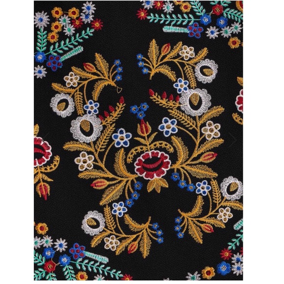 SHEIN Plus Black Embroidery Skirt - Picture 3 of 3